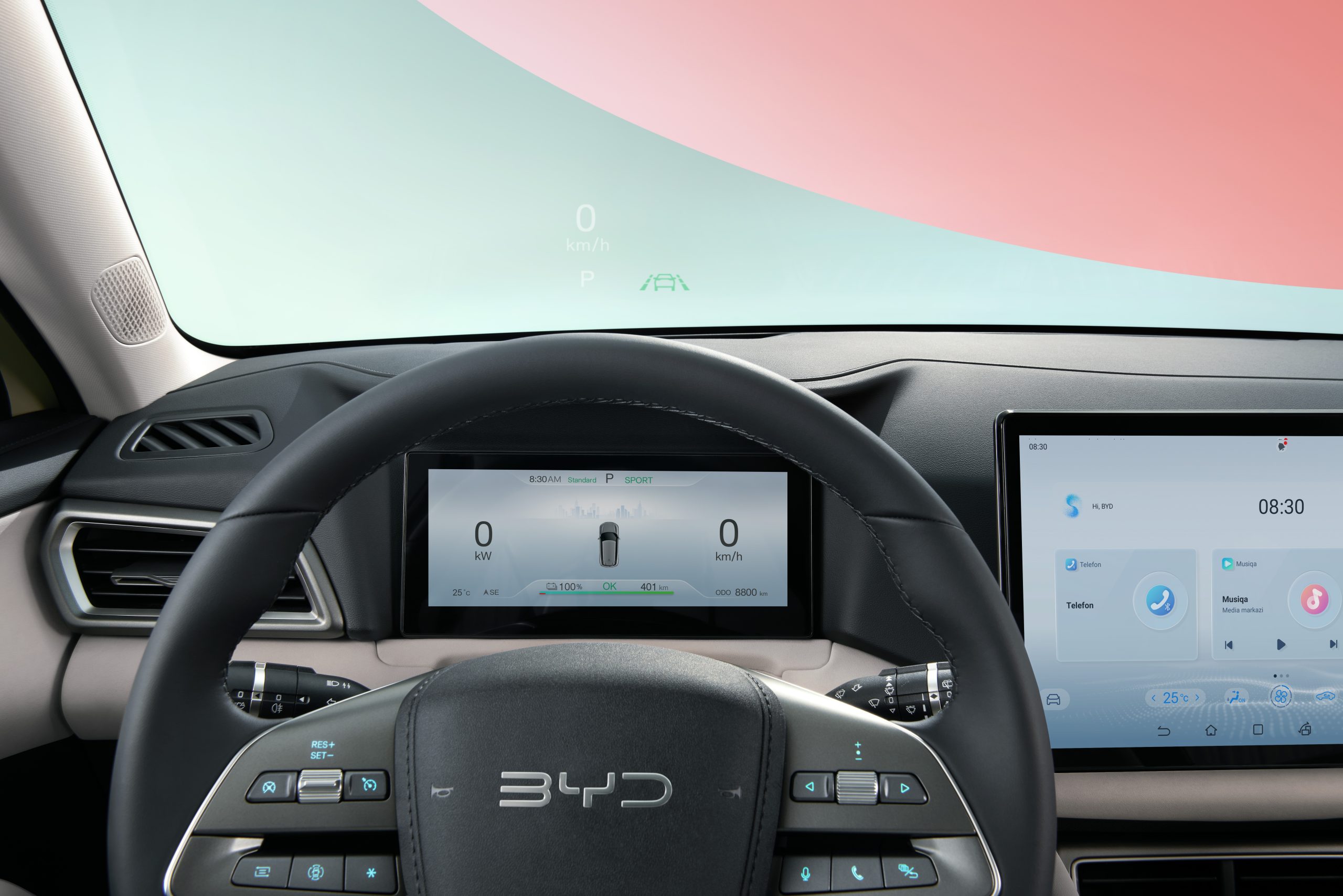 nội thất xe BYD ATTO 2
